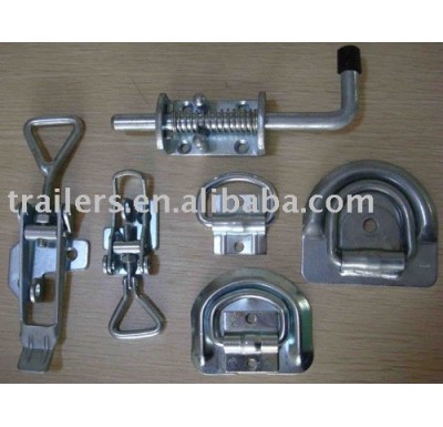 trailer parts and door lock